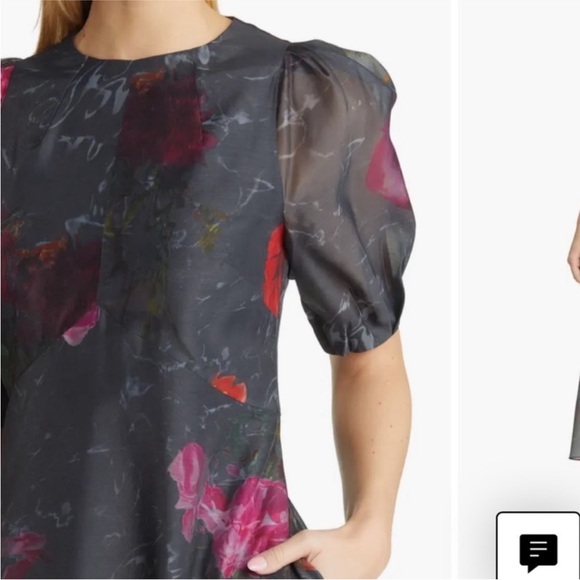 Ted Baker Floral Mekayla Midi Dress - Picture 2 of 10